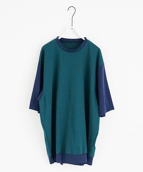 VUy.ヴウワイ.combination balloon knit vuy-s23-k01[GREEN BLUE]_