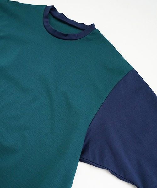 VUy.ヴウワイ.combination balloon knit vuy-s23-k01[GREEN BLUE]_