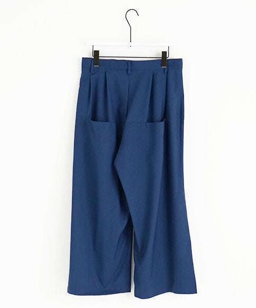 VUy.ヴウワイ.box slit pants vuy-a23-p02[BLUE]