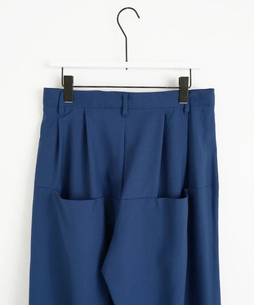 VUy.ヴウワイ.box slit pants vuy-a23-p02[BLUE]