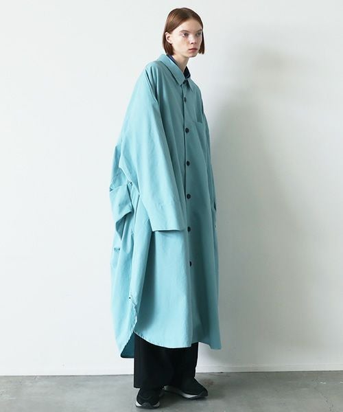 VUy.ヴウワイ.long coat vuy-s23-c01[TURQUOISE]:s_