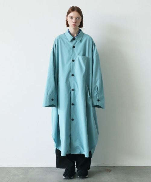 VUy.ヴウワイ.long coat vuy-s23-c01[TURQUOISE]:s_