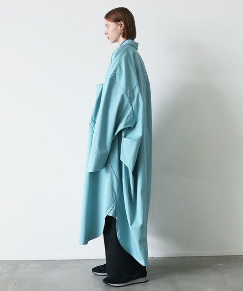 VUy.ヴウワイ.long coat vuy-s23-c01[TURQUOISE]:s_