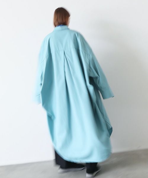 VUy.ヴウワイ.long coat vuy-s23-c01[TURQUOISE]:s_