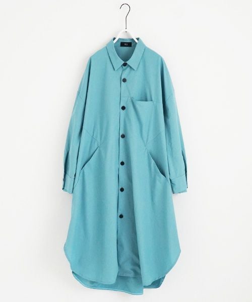 VUy.ヴウワイ.long coat vuy-s23-c01[TURQUOISE]:s_