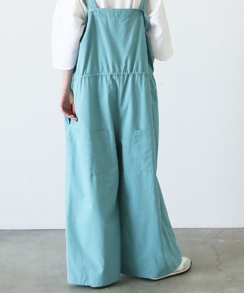 VUy.ヴウワイ.overall vuy-s23-o01[TURQUOISE]