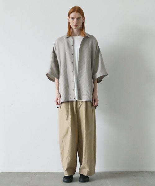 VU.ヴウ.zigzag ballon shirt vu-s23-s01[GREIGE]_