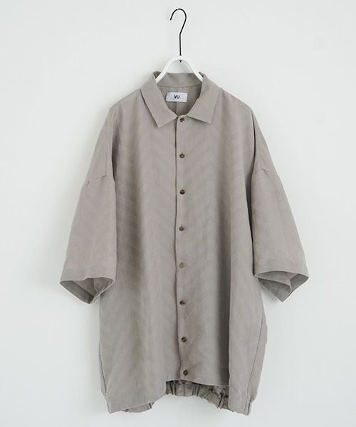 VU.ヴウ.zigzag ballon shirt vu-s23-s01[GREIGE]_