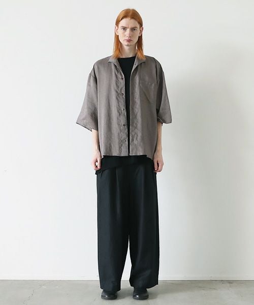 VU.ヴウ.open color shirt vu-s23-s02[GREIGE]_