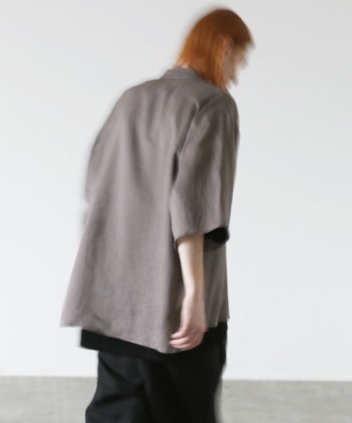 VU.ヴウ.open color shirt vu-s23-s02[GREIGE]_