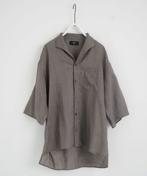 VU.ヴウ.open color shirt vu-s23-s02[GREIGE]_