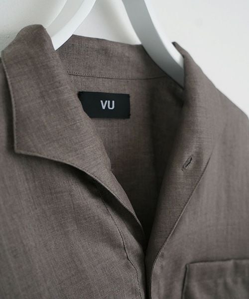 VU.ヴウ.open color shirt vu-s23-s02[GREIGE]_