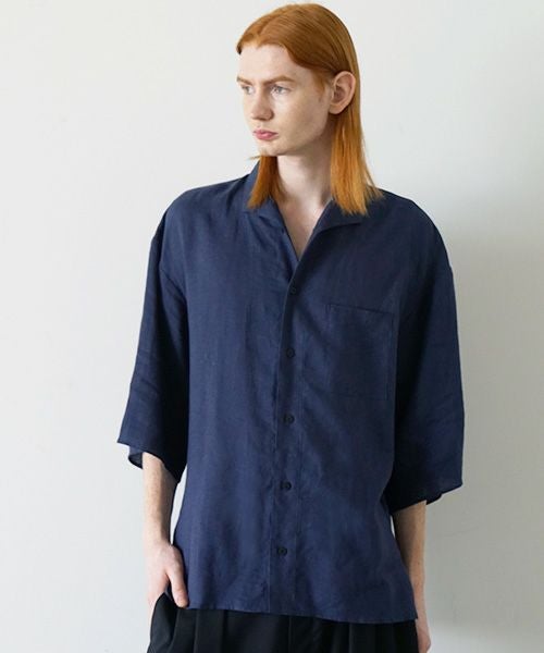 VUm ヴウエム open color shirt vu-s23-s02[BLUE]
