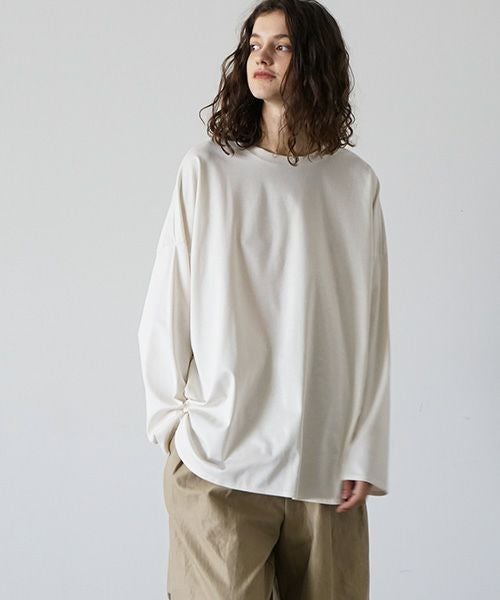VU.ヴウ.basic long t-shirt vu-s23-t09[CREAM]:s