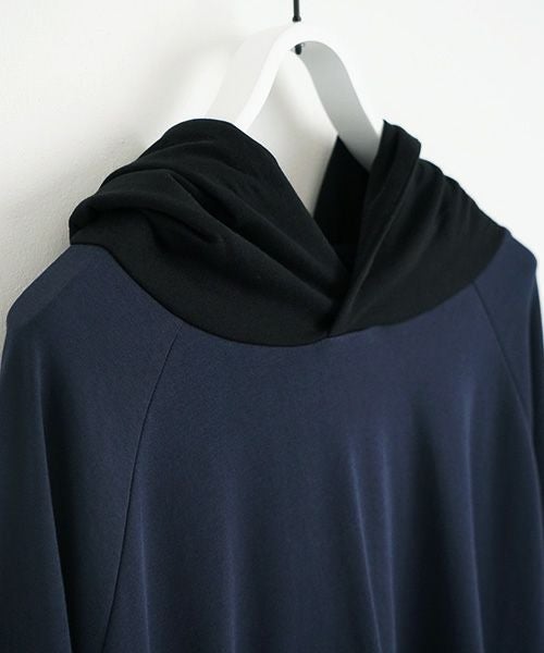 VU.ヴウ.ballon over hoody vu-s23-t10[BLACK×NAVY]_
