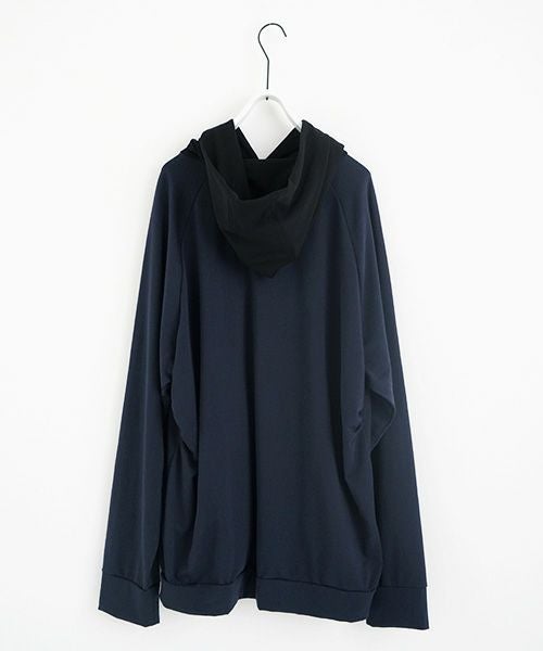 VU.ヴウ.ballon over hoody vu-s23-t10[BLACK×NAVY]_