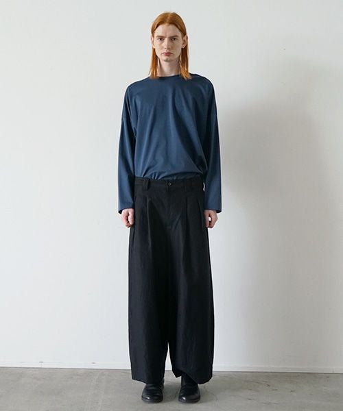 VU.ヴウ.knee wide pants vu-s23-p14[BLACK]:s
