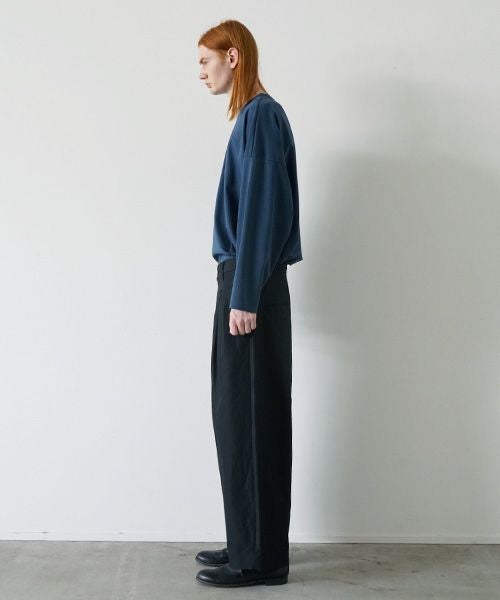 VU.ヴウ.knee wide pants vu-s23-p14[BLACK]:s