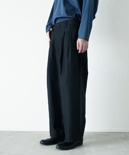 VU.ヴウ.knee wide pants vu-s23-p14[BLACK]:s