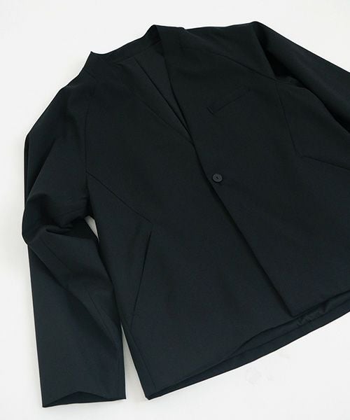 VU ヴウ no collar jacket vu-s23-j17[BLACK]_