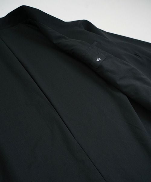 VU.ヴウ.no collar jacket vu-s23-j17[BLACK]_