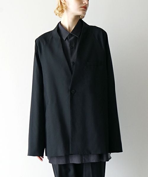 VU ヴウ no collar jacket vu-s23-j17[BLACK]_