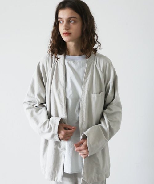 VU.ヴウ.no collar jacket vu-s23-j17[CHALK/・2]_