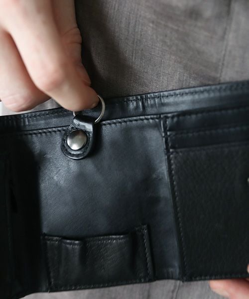 VU PRODUCT.ヴウプロダクト.vu-product-B12[BLACK].leather mini wallet