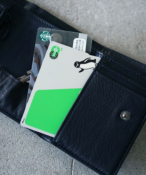 VUm PRODUCT B12 mini wallet deer leather / black