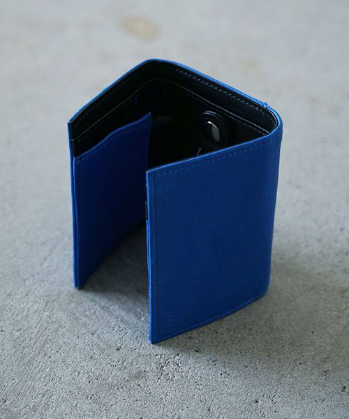 VU PRODUCT ヴウプロダクト vu-product-B12[BLUE] deer leather mini wallet 鹿革ミニ財布