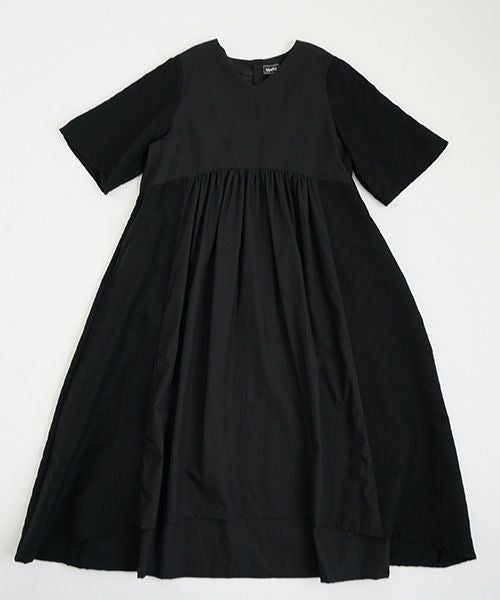 Mochi.モチ.Jacquard dress [black]