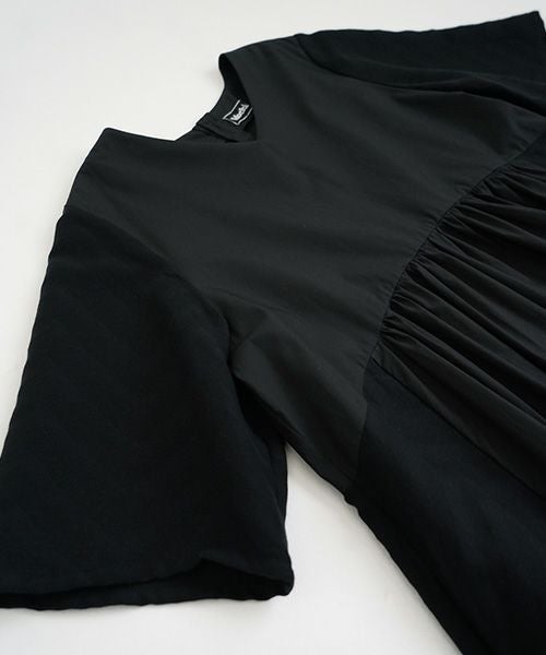 Mochi.モチ.Jacquard dress [black]