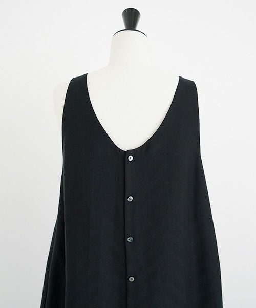 Mochi.モチ.tent line Jacquard dress [black]