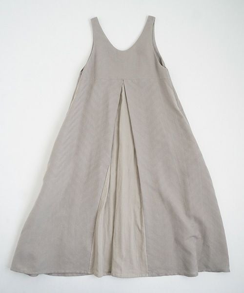 Mochi.モチ.tent line Jacquard dress [greige]