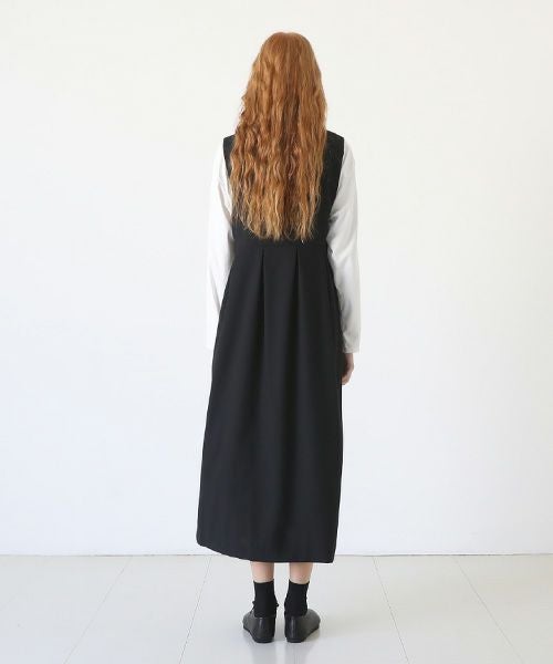 Mochi モチ jumper tuck skirt [black/・1]