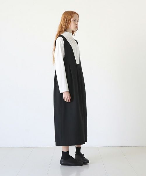 Mochi モチ jumper tuck skirt [black/・1]