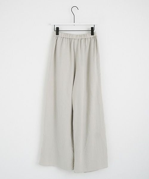 Mochi.モチ.asymmetry wide pants [natural]