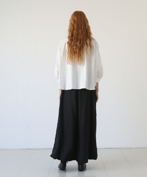 Mochi.モチ.organic cotton blouse [off white]