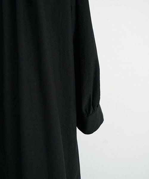 Mochi.モチ.puff sleeve dress [black]