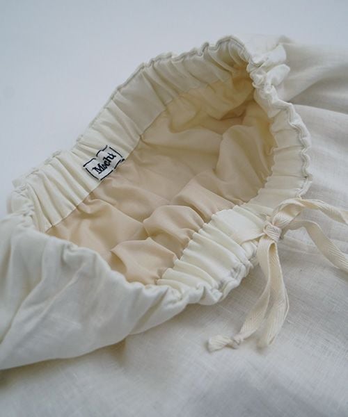 Mochi.モチ.gathered wide pants [off white]