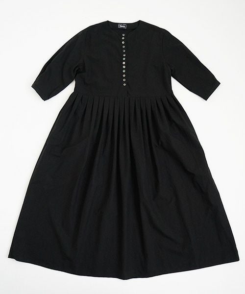 Mochi.モチ.button dress [black]