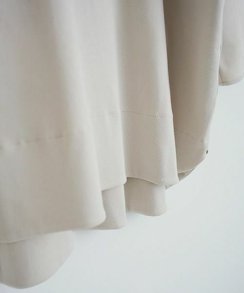 Mochi.モチ.suvin long sleeved t-shirt [greige]