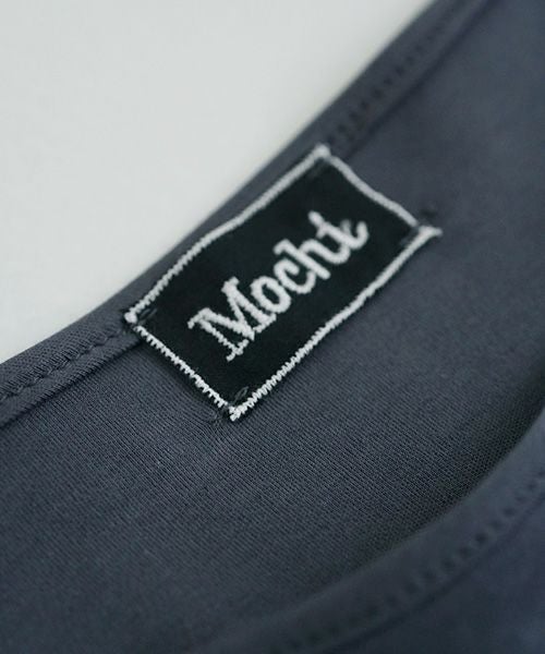 Mochi.モチ.suvin long sleeved t-shirt [charcoal gray]