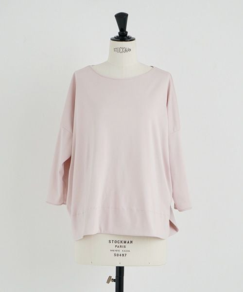 Mochi.モチ.suvin long sleeved t-shirt [smoky pink]