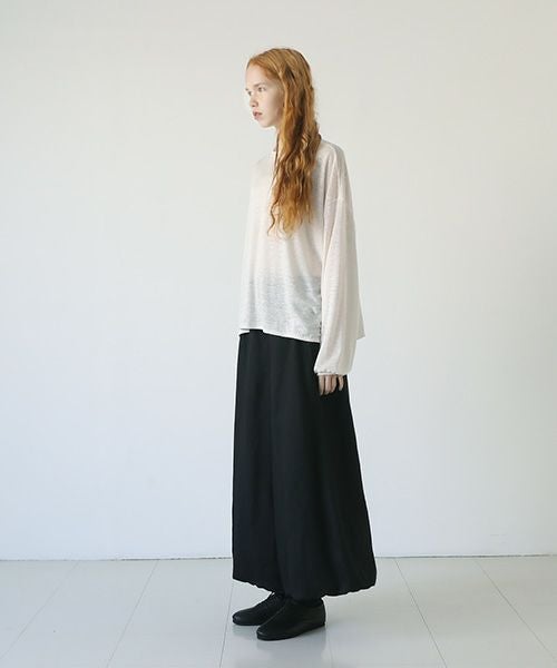 Mochi.モチ.linen cardigan [off white]