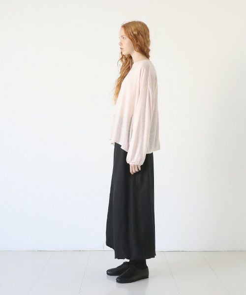 Mochi.モチ.linen cardigan [pink]