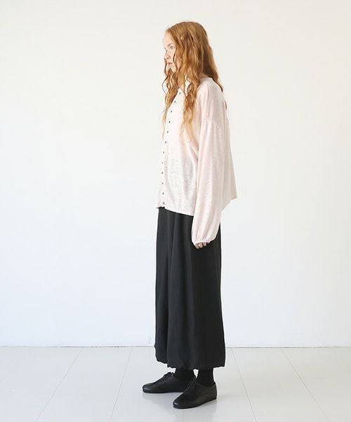 Mochi.モチ.linen cardigan [pink]