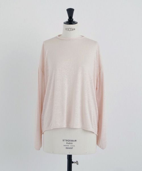 Mochi.モチ.linen cardigan [pink]