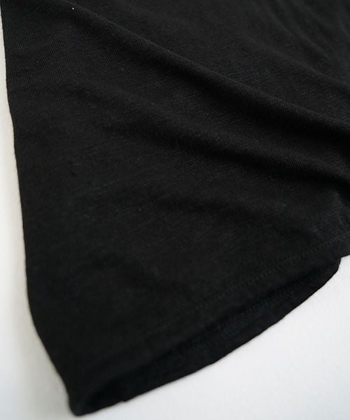 Mochi.モチ.linen cardigan [black]