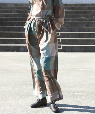 ohta.オオタ.check pants [pt-35C]